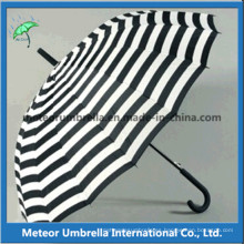 Regalo de la promoción de la moda de lujo Straight Automatic Open Rain Umbrella